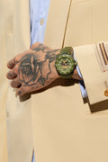  Shop Authentic Gucci Dive Automatic Green Dial Green Rubber Strap Unisex Watch - YA136345 - Luxxuri