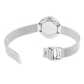  Shop Authentic Calvin Klein Firm White Dial Silver Mesh Bracelet Watch for Women - K3N23126 - Luxxuri