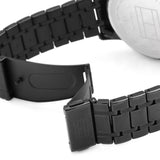  Shop Authentic Tommy Hilfiger Kyle Quartz Blue Dial Black Steel Strap Watch for Men - 1791633 - Luxxuri