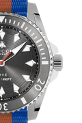  Shop Authentic Gucci Dive Automatic Grey Dial Two Tone Rubber Strap Watch for Men - YA136352 - Luxxuri