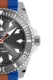  Shop Authentic Gucci Dive Automatic Grey Dial Two Tone Rubber Strap Watch for Men - YA136352 - Luxxuri