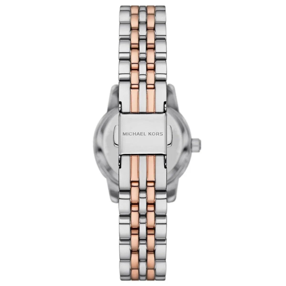  Shop Authentic Michael Kors Lexington Three-Hand White Dial Two Tone Steel Strap Watch for Women - MK4817 - Luxxuri
