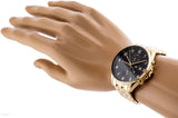  Shop Authentic Tommy Hilfiger West Chronograph Quartz Black Dial Gold Steel Strap Watch For Men - 1791708 - Luxxuri
