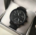 Shop Authentic Calvin Klein Post Minimal Chronograph Black Dial Black Leather Strap Watch for Men - K7627401 - Luxxuri