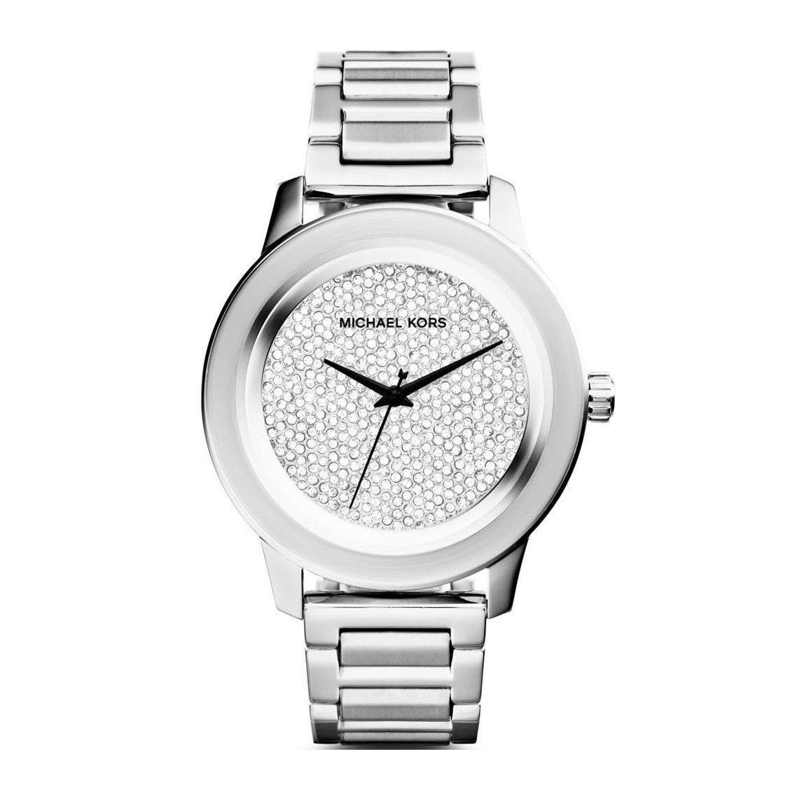  Shop Authentic Michael Kors Kinley Diamond Pave Silver Dial Silver Steel Strap Watch for Women - MK5996 - Luxxuri