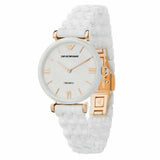  Shop Authentic Emporio Armani Ceramica Mother of Pearl Dial White Ceramic Strap Watch For Women - AR1486 - Luxxuri