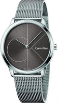  Shop Authentic Calvin Klein Minimal Black Dial Silver Mesh Bracelet Watch for Men - K3M21123 - Luxxuri