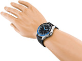  Shop Authentic Fossil Sport 54 Day Date Black Dial Black Leather Strap Watch for Men - FS5321 - Luxxuri