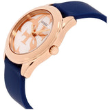  Shop Authentic Guess G Twist White Dial Blue Silicone Strap Watch For Women - W0911L6 - Luxxuri