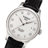  Shop Authentic Tissot T Classic Le Locle Automatic Silver Dial Black Leather Strap Watch For Men - T41.1.423.33 - Luxxuri