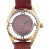  Shop Authentic Marc Jacobs Tether Transparent Red Dial Red Leather Strap Watch for Women - MBM1377 - Luxxuri