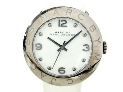  Shop Authentic Marc Jacobs Blade White Dial White Leather Strap Watch for Women - MBM1223 - Luxxuri