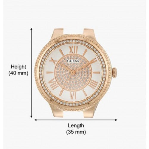  Shop Authentic Guess Madison Diamonds White Dial Rose Gold Steel Strap Watch for Women - W0637L3 - Luxxuri