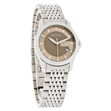  Shop Authentic Gucci G Timeless Brown Dial Silver Steel Strap Watch For Women - YA126503 - Luxxuri