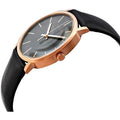  Shop Authentic Calvin Klein Posh Black Dial Black Leather Strap Watch for Men - K8Q316C3 - Luxxuri