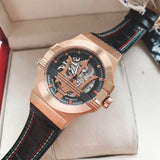  Shop Authentic Maserati Potenza Skeleton Limited Edition Dial Black Strap Watch For Men - R8821108026 - Luxxuri