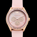  Shop Authentic Michael Kors Quartz Pink Dial Pink Silicone Strap Watch For Women - MK6946 - Luxxuri