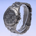 Marc Jacobs Blade Chronograph Black Dial Black Steel Strap Watch for Women - MBM3103