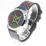  Shop Authentic Gucci G Timeless Quartz Black Dial Black Leather Strap Watch For Women - YA1264146 - Luxxuri