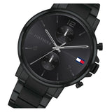  Shop Authentic Tommy Hilfiger Daniel Black Dial Black Steel Strap Watch for Men - 1710414 - Luxxuri