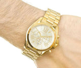  Shop Authentic Michael Kors Bradshaw Gold Dial Gold Steel Strap Watch for Women - MK5605 - Luxxuri