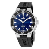  Shop Authentic Oris Aquis Date Blue Dial Black Rubber Strap Watch for Men - 0173377304152-0742464EB - Luxxuri