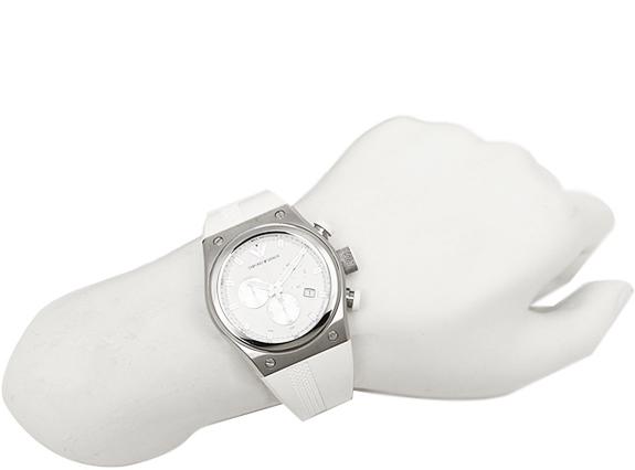  Shop Authentic Emporio Armani Sportivo Analog Quartz White Dial White Rubber Strap Watch For Men - AR6103 - Luxxuri