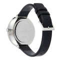  Shop Authentic Calvin Klein Full Moon Black Dial Black Leather Strap Watch for Women - K8Y231C1 - Luxxuri