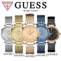 Guess Soho Diamonds Blue Dial Blue Mesh Bracelet Watch For Women - W0638L3