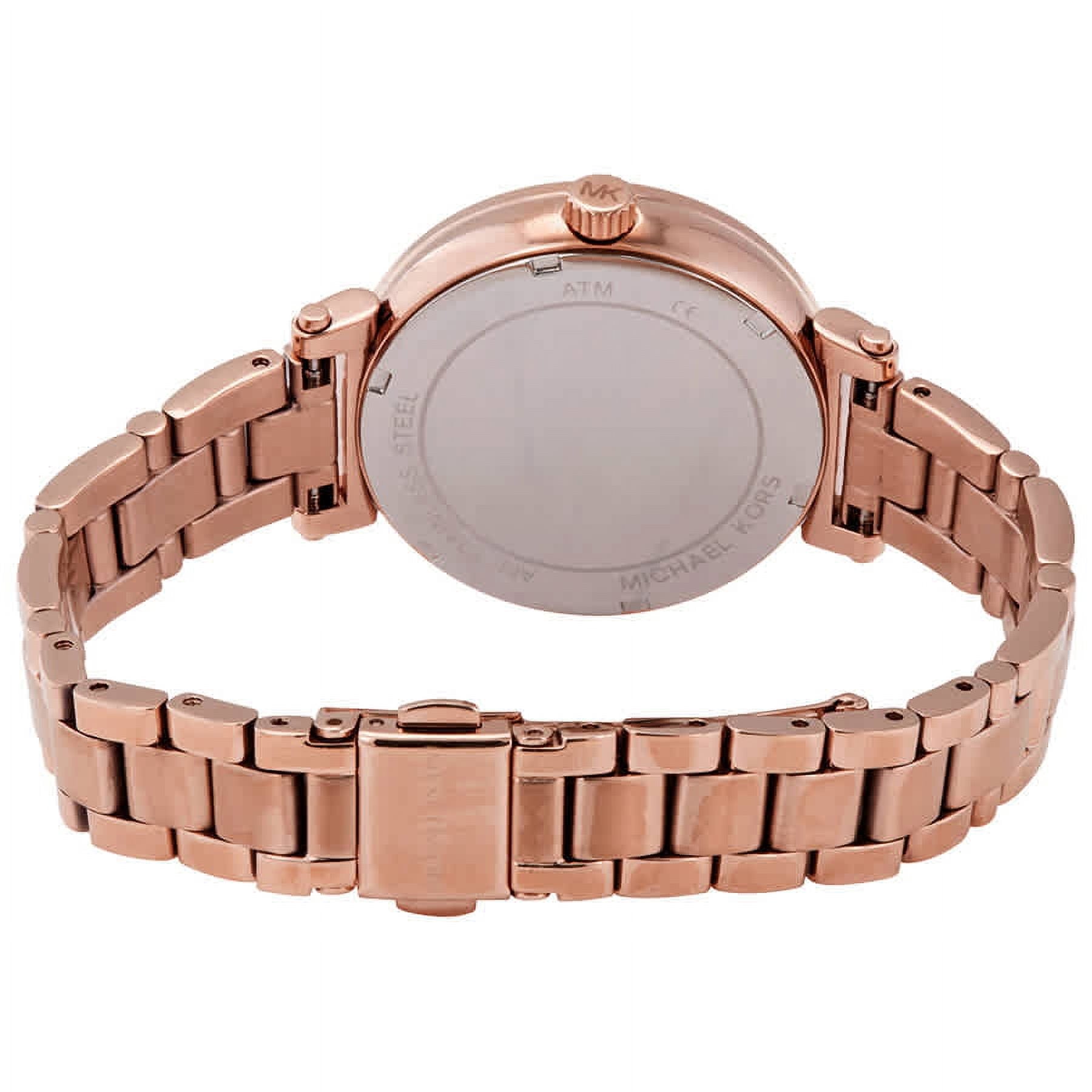  Shop Authentic Michael Kors Sofie Quartz Rose Gold Dial Rose Gold Steel Strap Watch For Women - MK4335 - Luxxuri