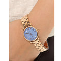  Shop Authentic Marc Jacobs Mini Baker Blue Dial Rose Gold Steel Strap Watch for Women - MBM3285 - Luxxuri