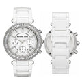  Shop Authentic Michael Kors Parker White Dial White Leather Strap Watch for Women - MK5848 - Luxxuri