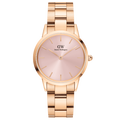  Shop Authentic Daniel Wellington Iconic Link Unitone Rose Gold Dial Rose Gold Steel Strap Watch For Women - DW00100401 - Luxxuri