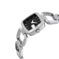 Gucci G Gucci Black Dial Silver Steel Strap Watch For Women - YA125510