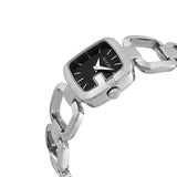  Shop Authentic Gucci G Gucci Black Dial Silver Steel Strap Watch For Women - YA125510 - Luxxuri