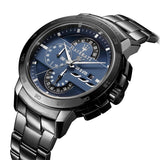  Shop Authentic Maserati Ingegno Tachymeter Blue Dial Black Steel Strap Watch For Men - R8873619001 - Luxxuri