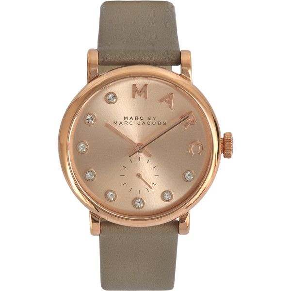  Shop Authentic Marc Jacobs Baker Rose Gold Dial Grey Leather Strap Watch for Women - MBM1400 - Luxxuri