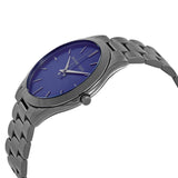  Shop Authentic Michael Kors Slim Runway Blue Dial Grey Steel Strap Watch For Men - MK8584 - Luxxuri