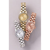  Shop Authentic Marc Jacobs Henry Rose Gold Dial Rose Gold Steel Strap Watch for Women - MBM3278 - Luxxuri