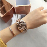  Shop Authentic Michael Kors Runway Rose Gold Dial Rose Gold Steel Strap Watch For Women - MK5853 - Luxxuri