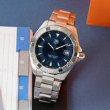 Shop Authentic Tag Heuer Aquaracer Blue Dial Watch for Men - WAY1112.BA0928 - Luxxuri