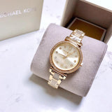  Shop Authentic Michael Kors Sofie Quartz Gold Dial Gold Steel Strap Watch For Women - MK3881 - Luxxuri