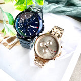  Shop Authentic Tommy Hilfiger Madison Chronograph Quartz Rose Gold Dial Rose Gold Steel Strap Watch For Women - 1782190 - Luxxuri