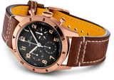  Shop Authentic Breitling Avi 1953 Edition Black Dial Brown Leather Strap Watch for Men - RB0920131B1X1 - Luxxuri