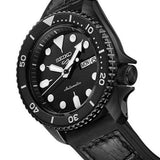  Shop Authentic Seiko 5 Sport Automatic Black Dial Black Silicone Strap Watch For Men - SRPD65K3 - Luxxuri