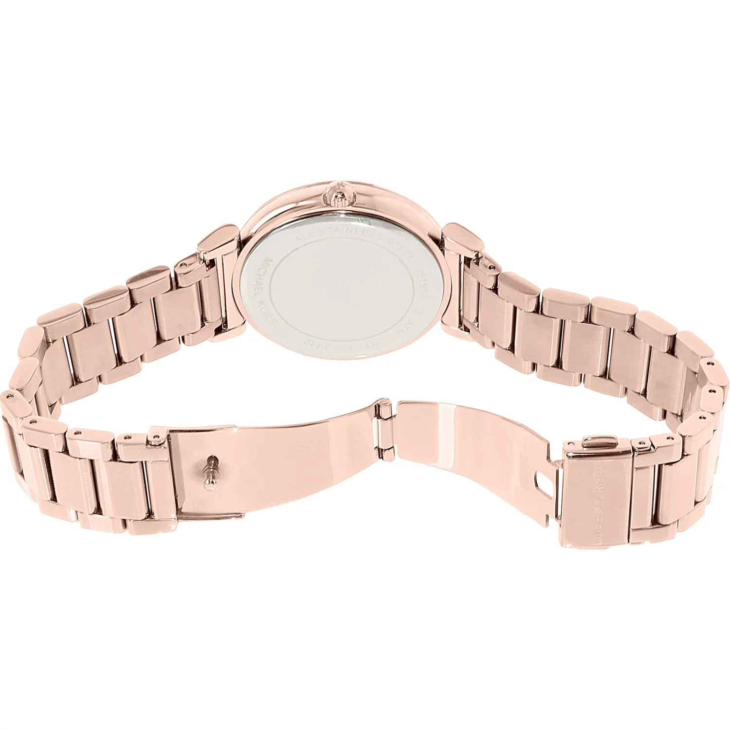  Shop Authentic Michael Kors Catlin Quartz Rose Gold Dial Rose Gold Steel Strap Watch For Women - MK3412 - Luxxuri