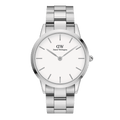  Shop Authentic Daniel Wellington Iconic Link White Dial Silver Steel Strap Watch For Women - DW00100207 - Luxxuri