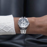  Shop Authentic Guess Allara Quartz Silver Dial Silver Steel Strap Watch For Women - GW0604L1 - Luxxuri