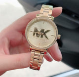  Shop Authentic Michael Kors Sofie Quartz Gold Dial Gold Steel Strap Watch For Women - MK4334 - Luxxuri