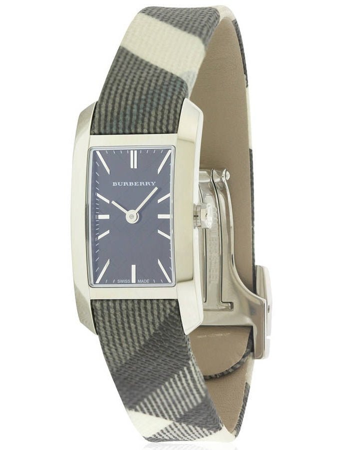  Shop Authentic Burberry The Pioneer Black Dial Leather Strap Watch for Women - BU9505 - Luxxuri